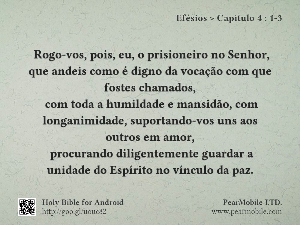 Efésios, Capítulo 4:1-3